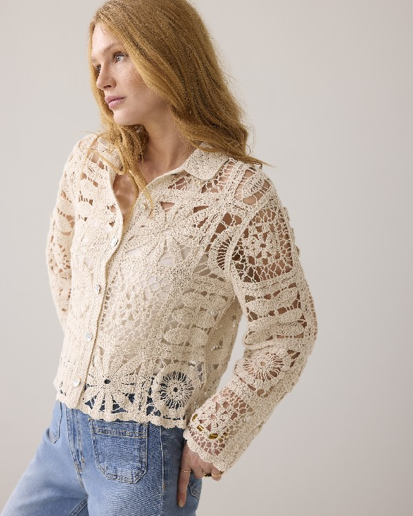 Cardigan au crochet