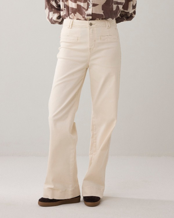 Jeans évasé taille haute