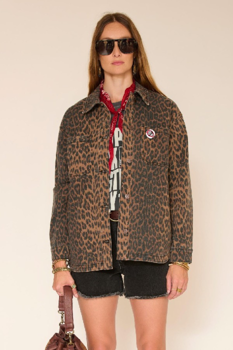 Veste Venutia leopard