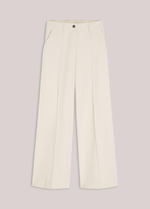 Pantalon large en coton