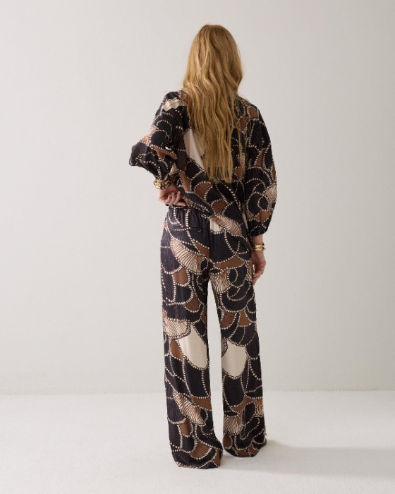 Pantalon fluide imprimé