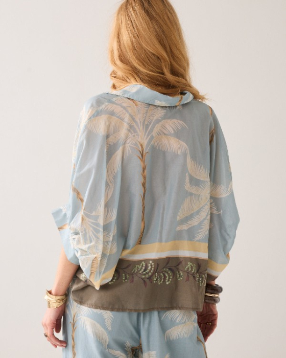 Blouse imprimé plage 