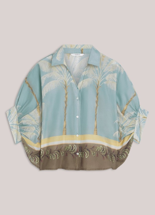 Blouse imprimé plage 
