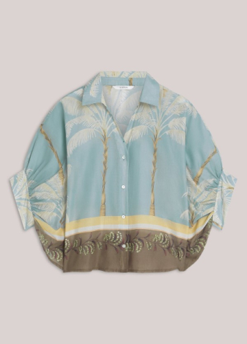 Blouse imprimé plage 