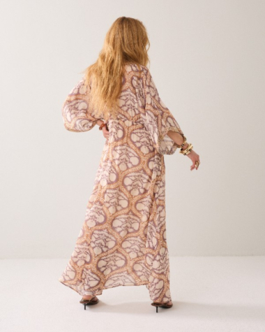 Robe longue art déco