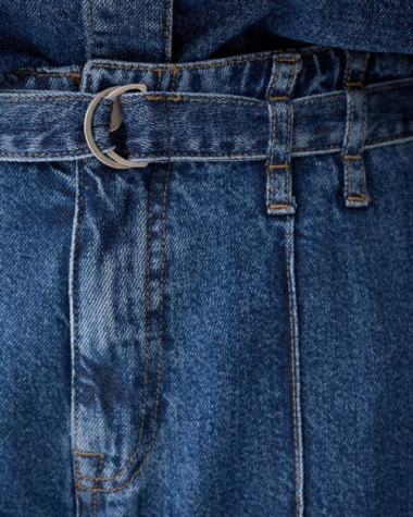 Jean droit en denim Tencel