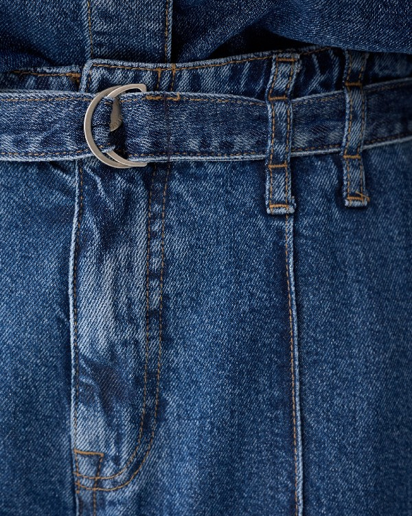 Jean droit en denim Tencel
