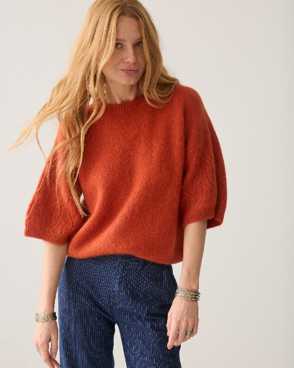 Pull ample en mohair italien