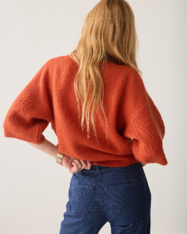 Pull ample en mohair italien