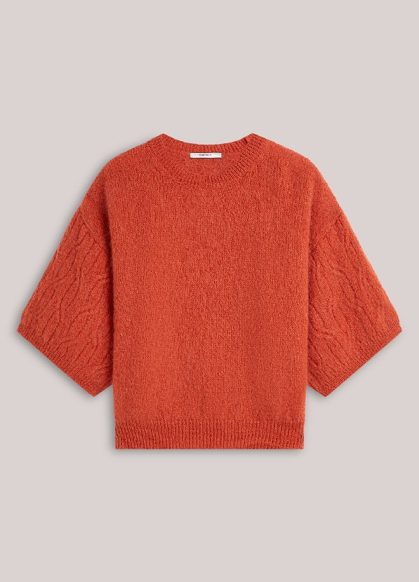 Pull ample en mohair italien