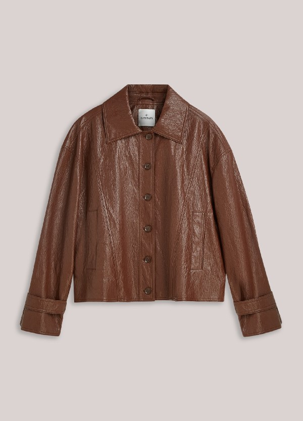 Veste en simili cuir