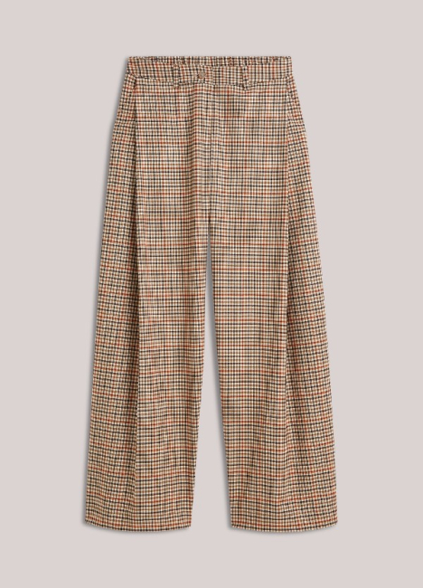 Pantalon ample carreaux