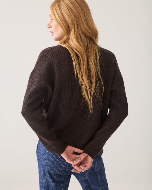 Cardigan croisé en laine et cachemire