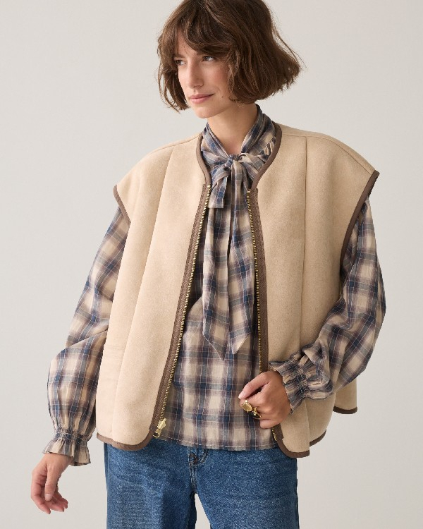 Gilet réversible teddy