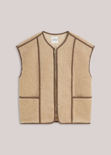 Gilet réversible teddy