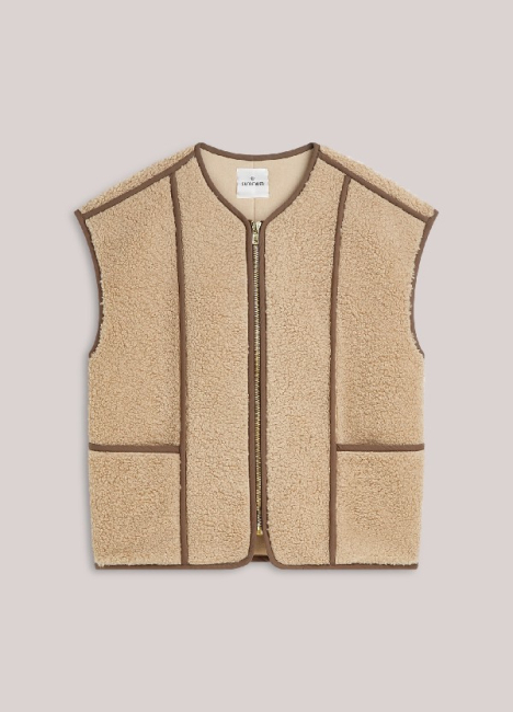 Gilet réversible teddy