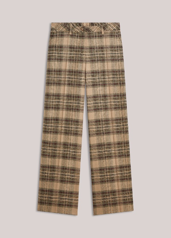 Pantalon ample carreaux