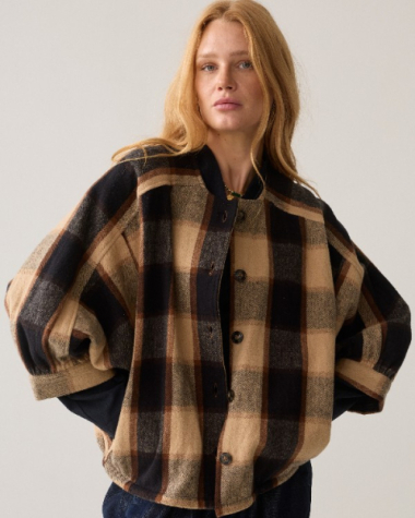 Veste gros carreaux
