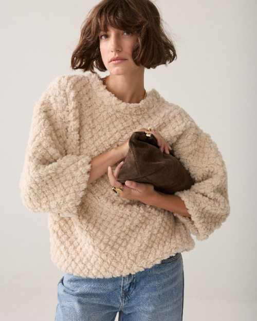Sweat-shirt oversize douillet