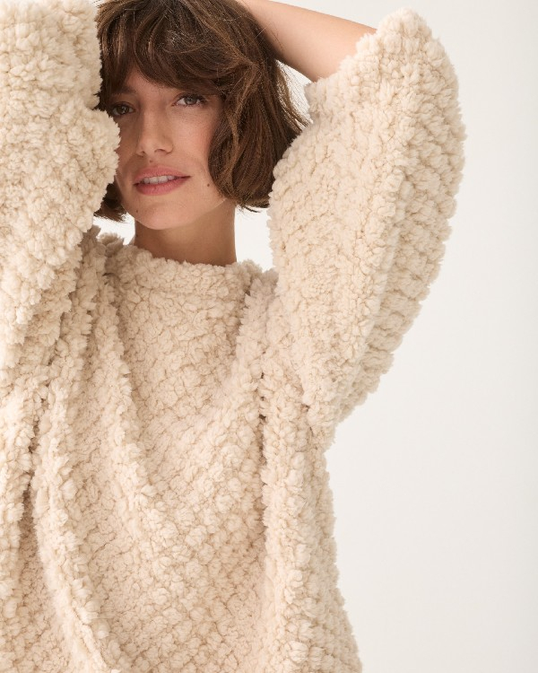 Sweat-shirt oversize douillet