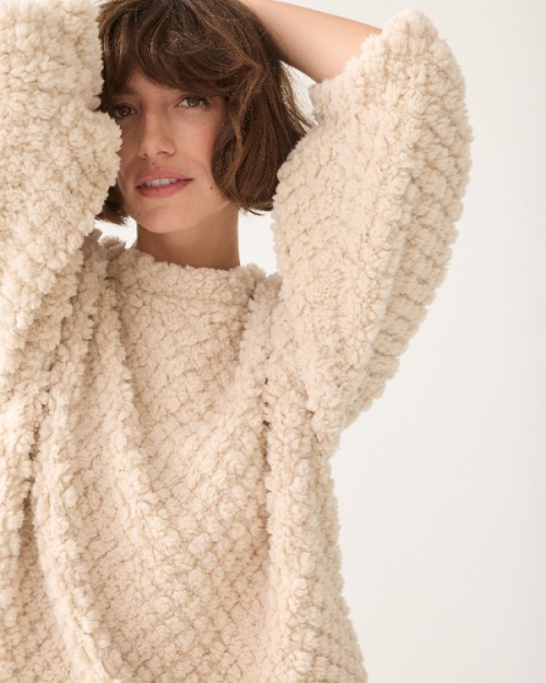 Sweat-shirt oversize douillet