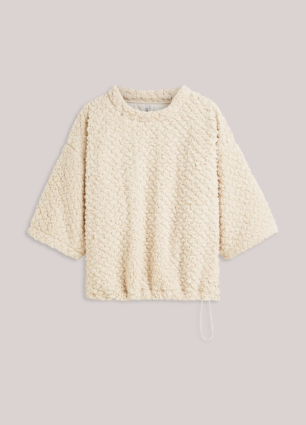 Sweat-shirt oversize douillet