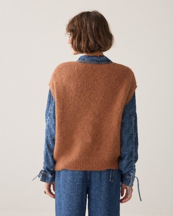 Spencer  mohair et  laine